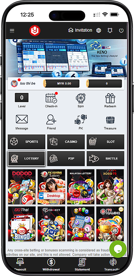 Lobi Mudah Alih Loteri Rasmi U9Play